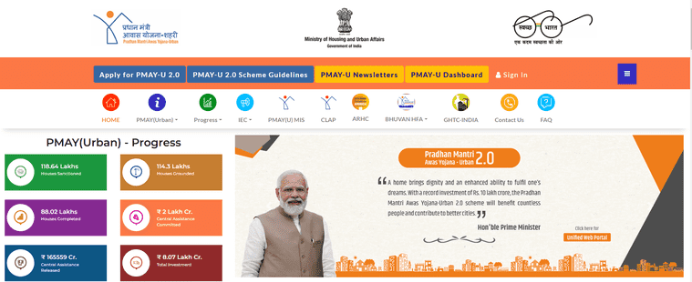 PM Awas Yojana Urban 2.0 Apply Online